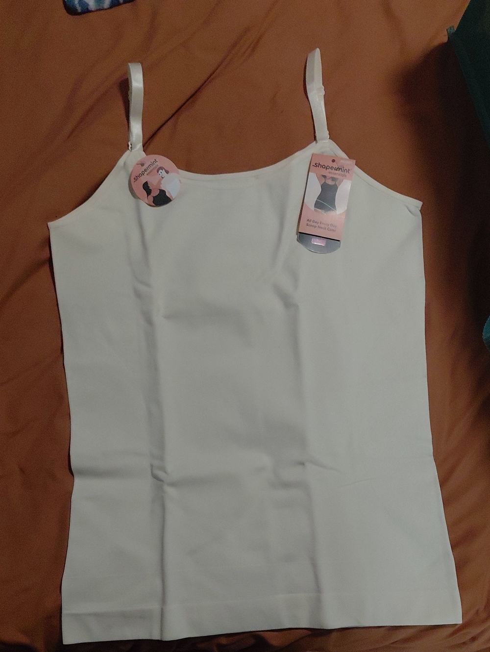 Shapermint Beige Seamless Slimming Camisole Tank